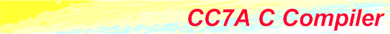 CC7A C compiler