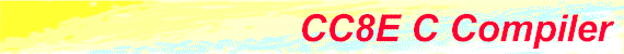 CC8E C compiler